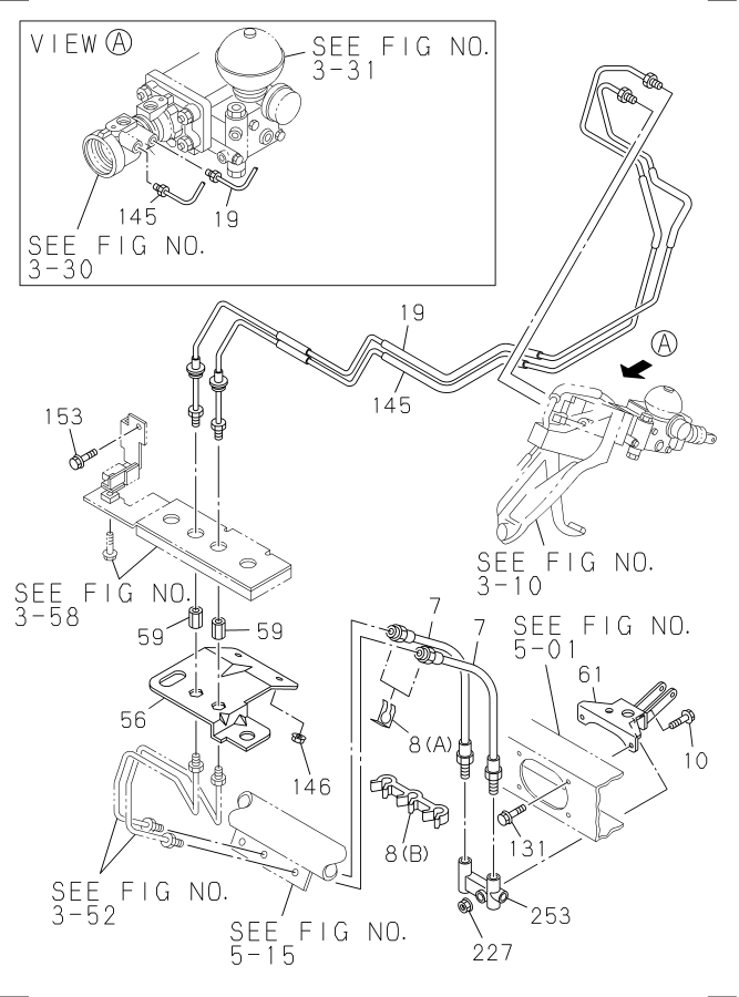 Diagram BRAKE PIPING; OIL,MASTER CYLINDER for your 2005 Isuzu NRR SINGLE CAB AND MIDDLE CHASSIS  