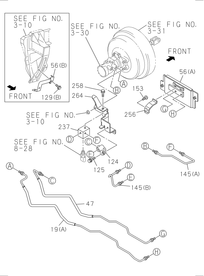 Diagram BRAKE PIPING; OIL,MASTER CYLINDER for your 2013 Isuzu NRR   