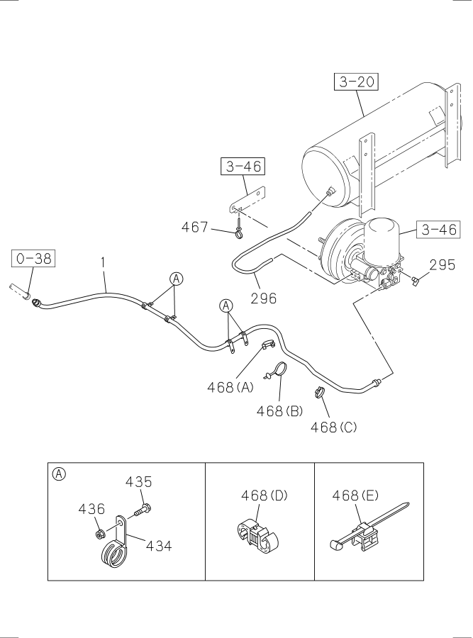 Diagram BRAKE PIPING; AIR,AIR MASTER for your Isuzu