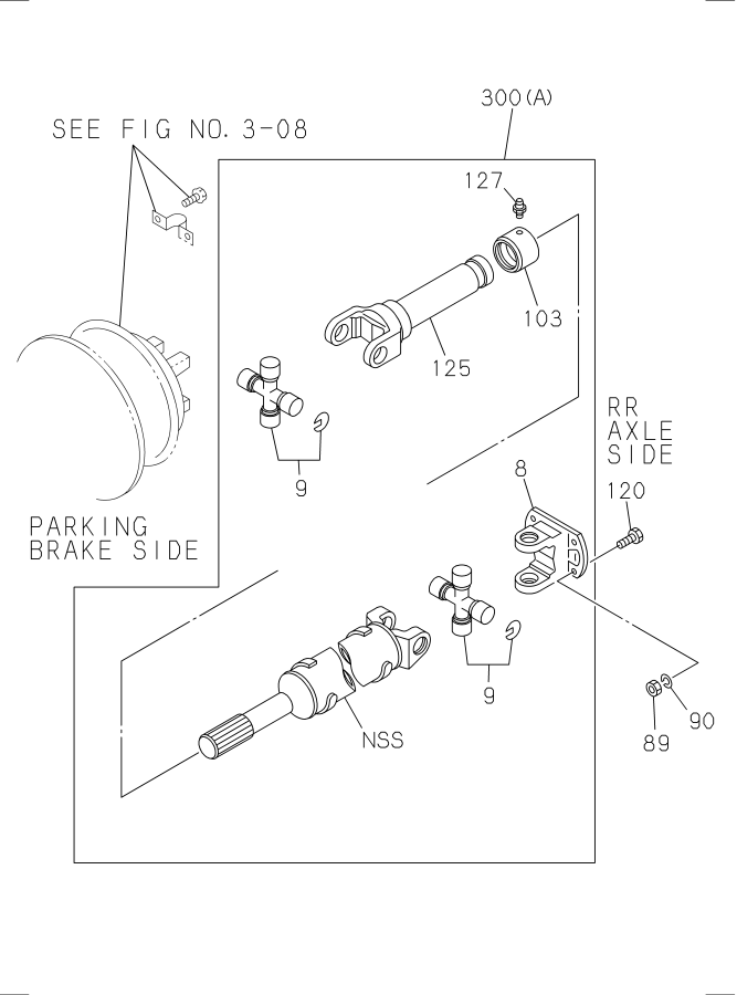 Diagram PROPELLER SHAFT for your 2002 Isuzu NQR DOUBLE CAB AND LONG CHASSIS DIESEL 4HE1 (RLY) 