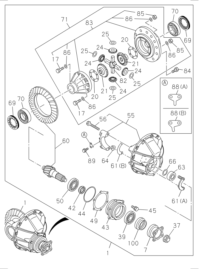 Diagram REAR FINAL DRIVE for your Isuzu