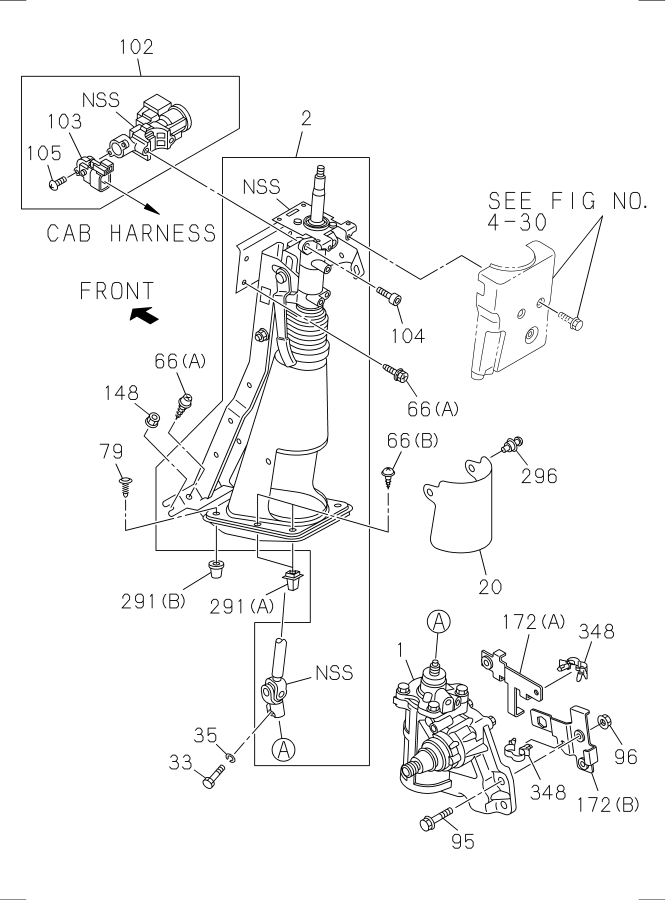 Diagram STEERING COLUMN AND SHAFT for your Isuzu