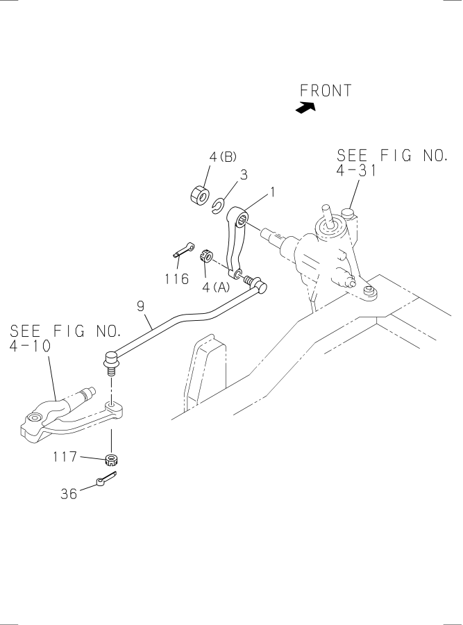 Diagram STEERING LINKAGE for your Isuzu