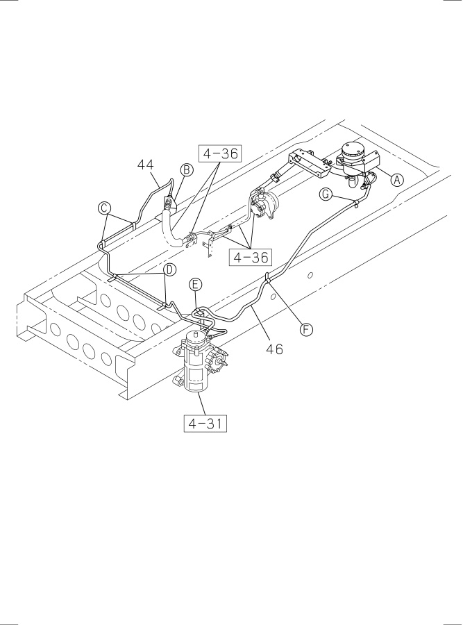 Diagram POWER STEERING CONTROL; CHASSIS SIDE for your 2017 Isuzu NPR-HD   