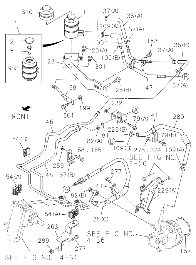 Diagram POWER STEERING CONTROL; CHASSIS SIDE for your 2018 Isuzu FTR   