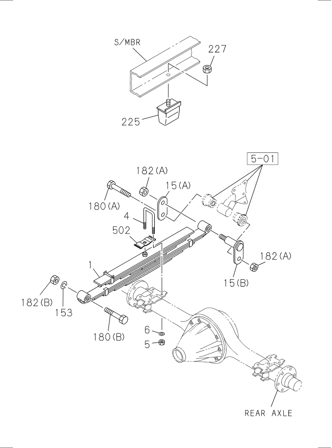 Diagram REAR SUSPENSION for your 2013 Isuzu