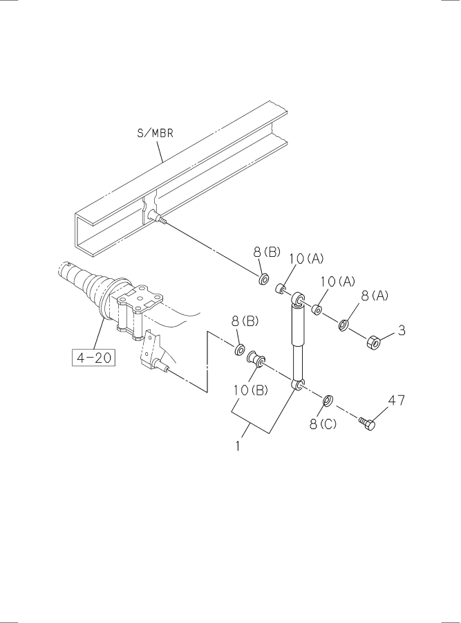 Diagram SHOCK ABSORBER; REAR SUSPENSION for your 2013 Isuzu NPR   