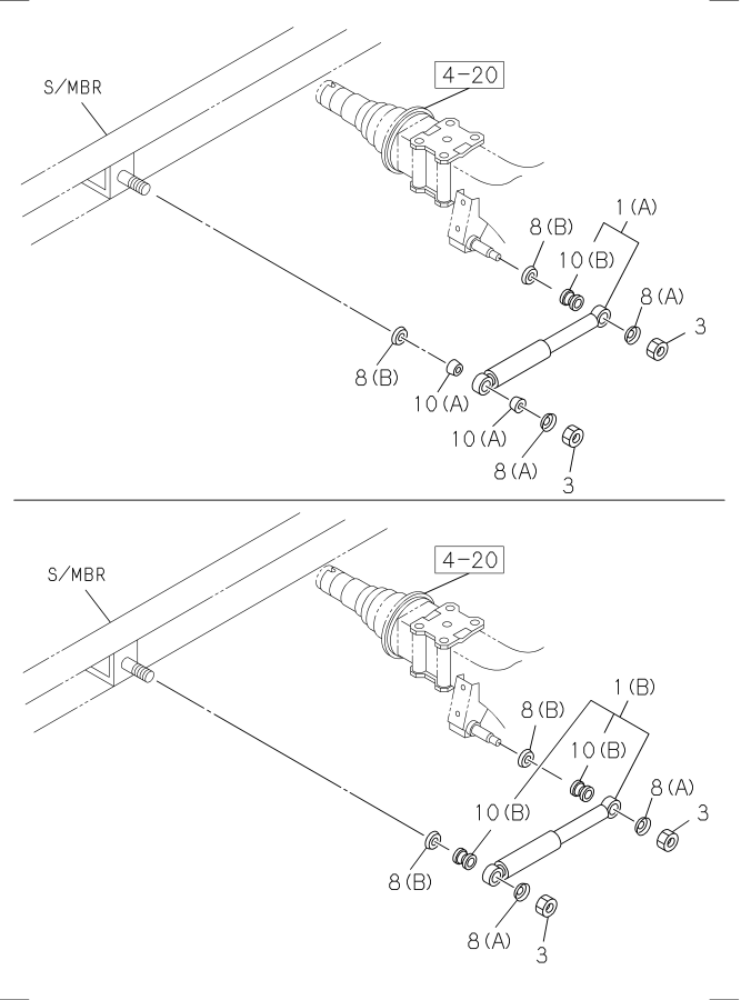 Diagram SHOCK ABSORBER; REAR SUSPENSION for your 2013 Isuzu NPR   