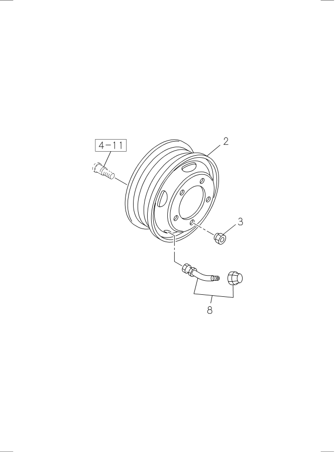 Diagram ROAD WHEEL for your Isuzu