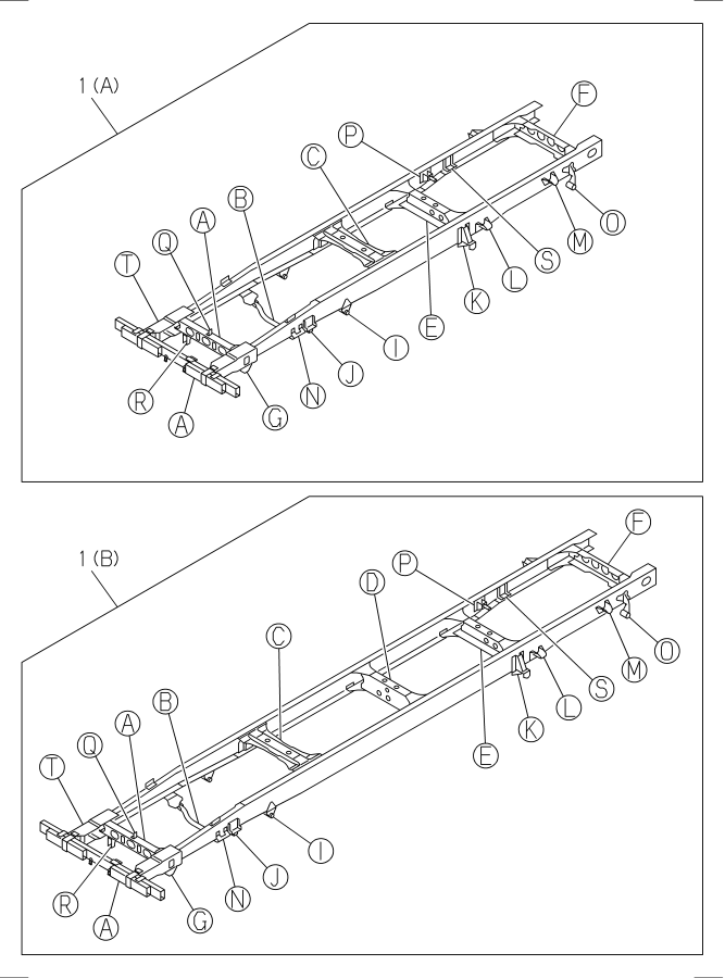 Diagram FRAME AND OTHER PARTS for your Isuzu