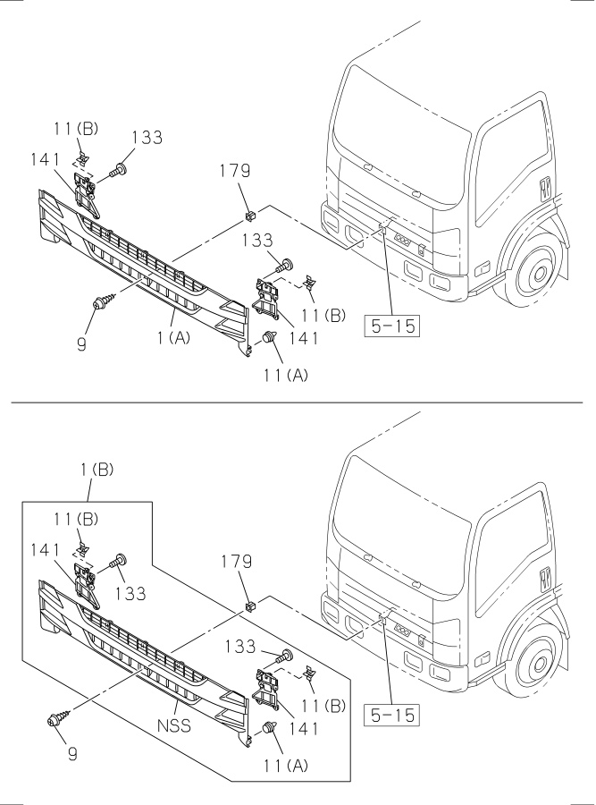 Diagram RADIATOR GRILLE for your Isuzu