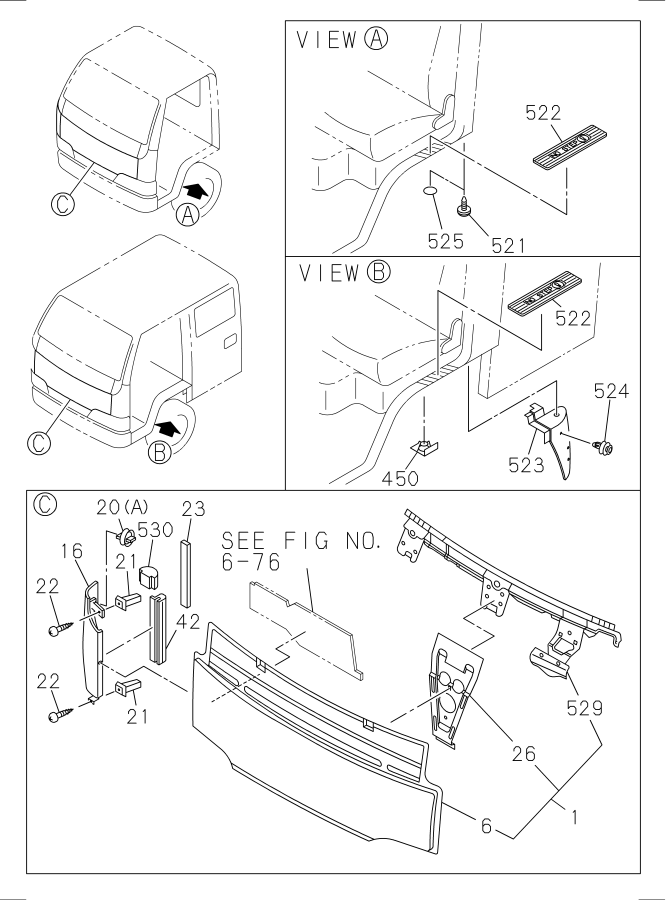 Diagram FRONT PANEL for your 1995 Isuzu