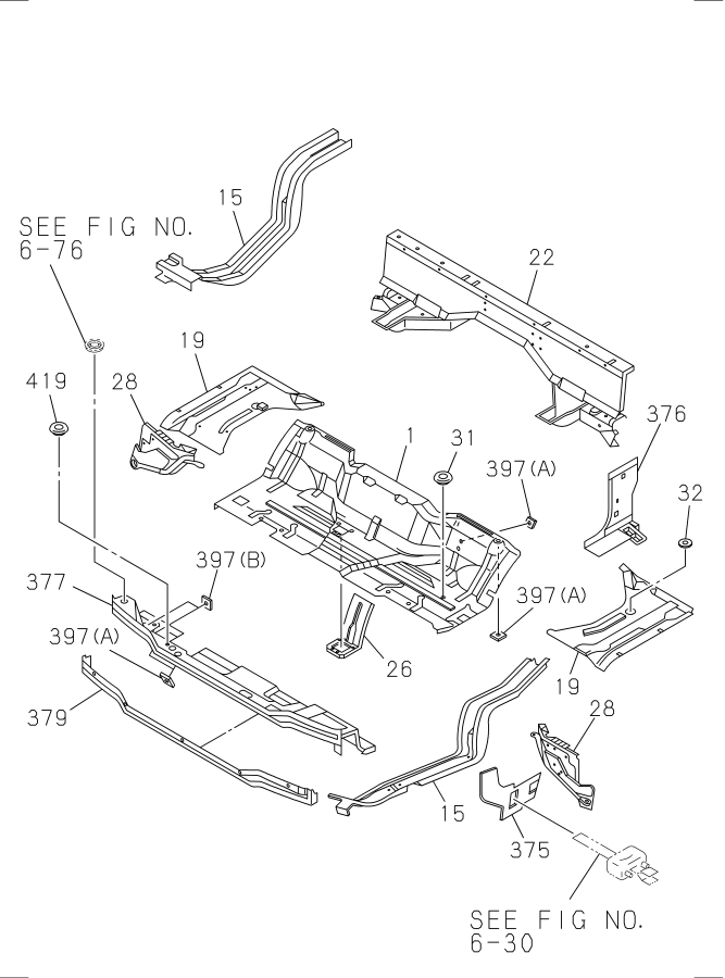 Diagram FLOOR PANEL for your Isuzu