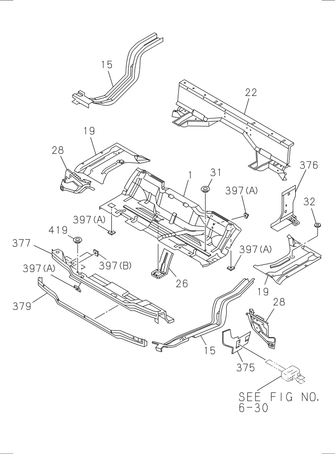 Diagram FLOOR PANEL for your 2013 Isuzu