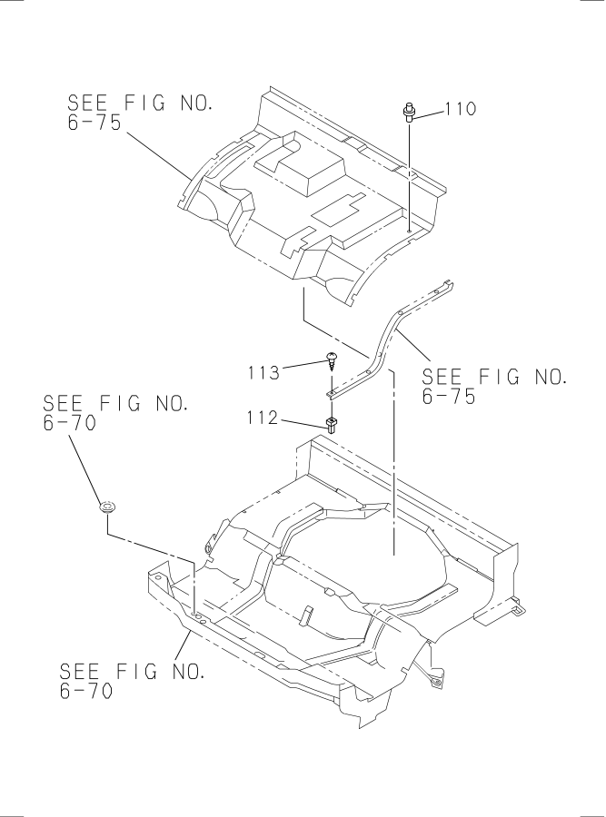 Diagram FLOOR HOLE PLUG for your 2005 Isuzu NRR SINGLE CAB AND LONG CHASSIS DIESEL 4HK1-TCS (RJS) 