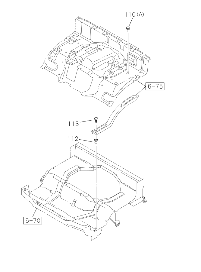 Diagram FLOOR HOLE PLUG for your 2020 Isuzu NPR-XD DIESEL 4HK1-TCS (RJS) SINGLE CAB 