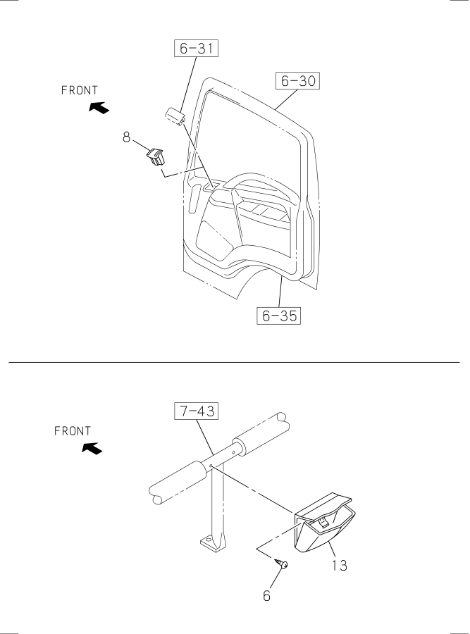 Diagram ASH TRAY for your Isuzu