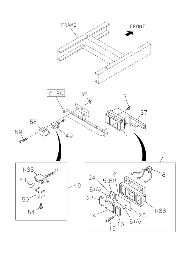 Diagram LAMP; REAR AND REAR SIDE for your 2013 Isuzu