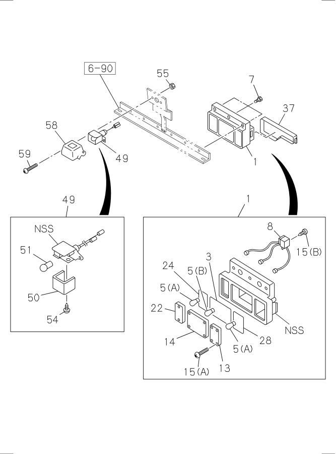 Diagram LAMP; REAR AND REAR SIDE for your Isuzu