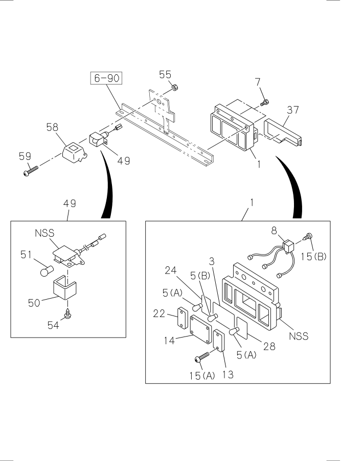 Diagram LAMP; REAR AND REAR SIDE for your 2022 Isuzu NQR  SINGLE CAB 