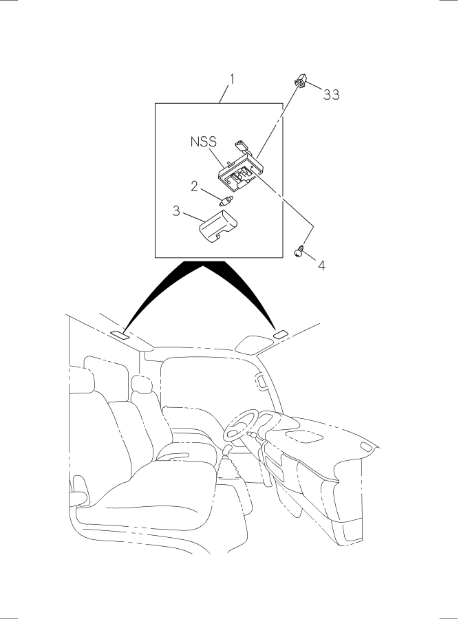 Diagram INTERIOR LAMP for your Isuzu