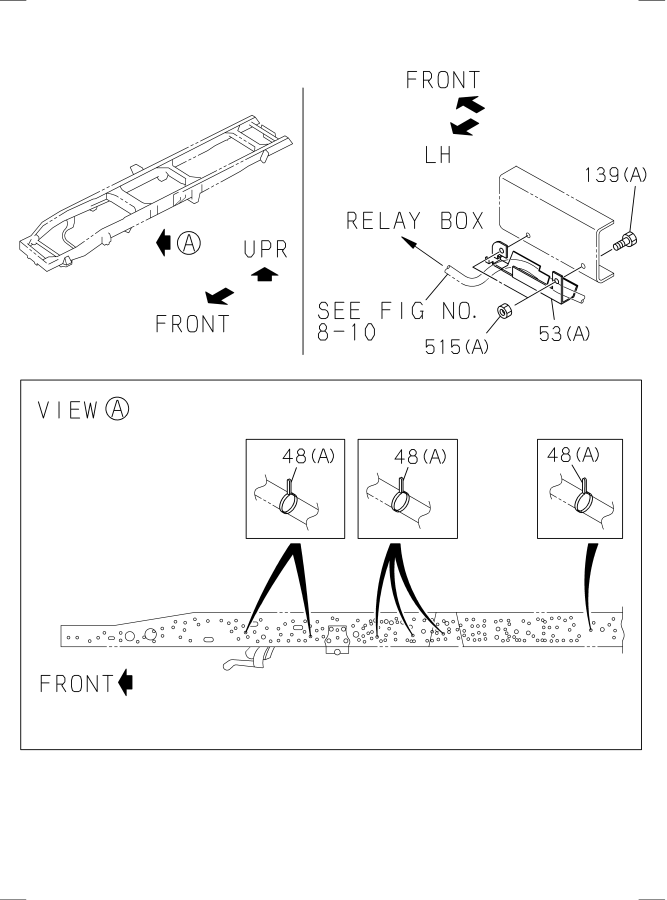 Diagram FIXING PARTS; WIRING HARNESS for your Isuzu