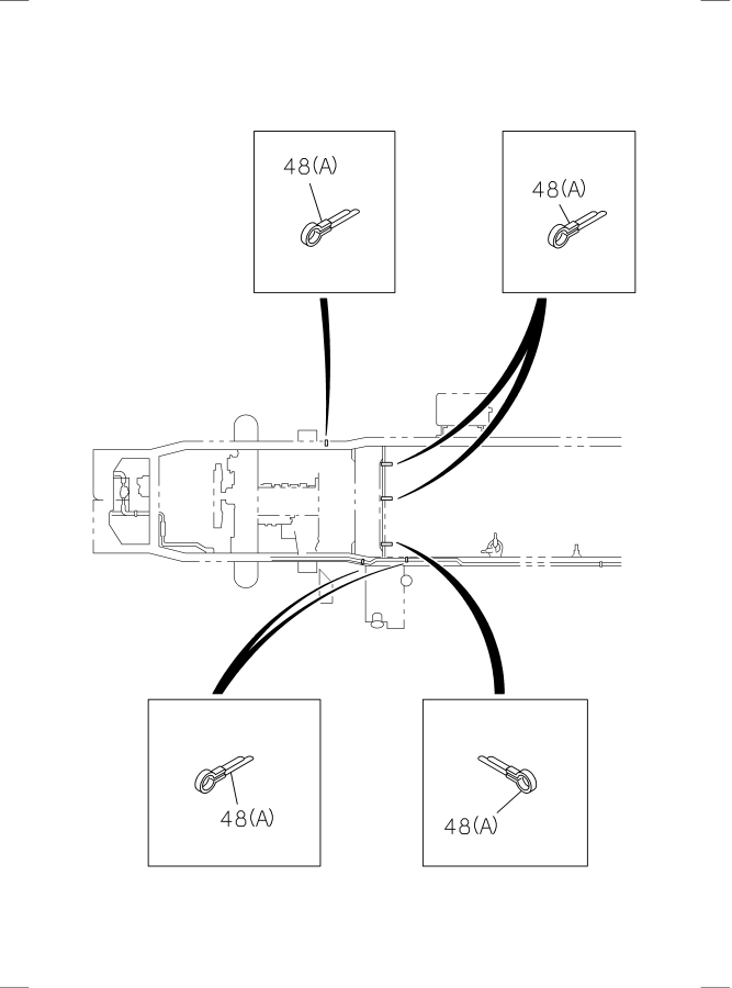 Diagram FIXING PARTS; WIRING HARNESS for your Isuzu