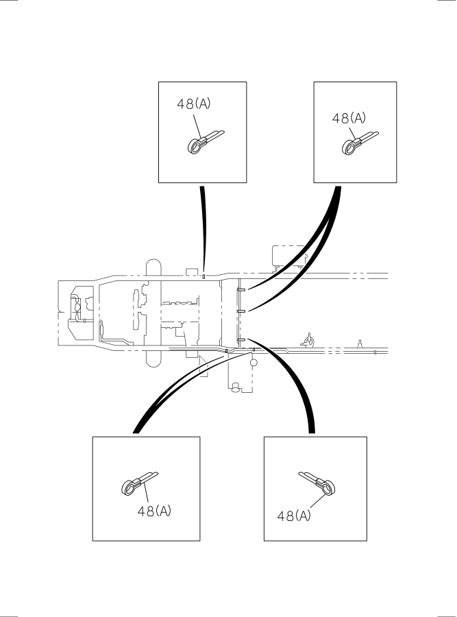 Diagram FIXING PARTS; WIRING HARNESS for your 2006 Isuzu NQR DOUBLE CAB AND SUPERLONG CHASSIS  