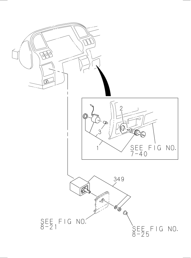 Diagram ELECTRICAL CONTROL AND OTHER PARTS for your 1995 Isuzu