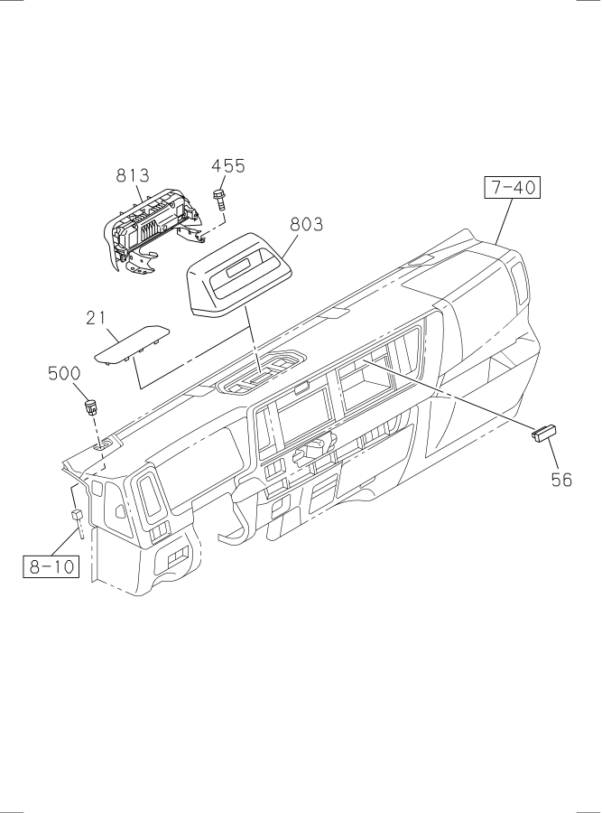 Diagram ELECTRICAL CONTROL AND OTHER PARTS NPR for your Isuzu