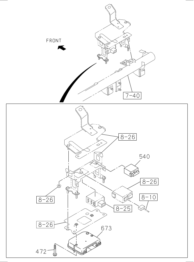 Diagram CHASSIS ELECTRICAL NQR for your 2022 Isuzu NQR  SINGLE CAB 