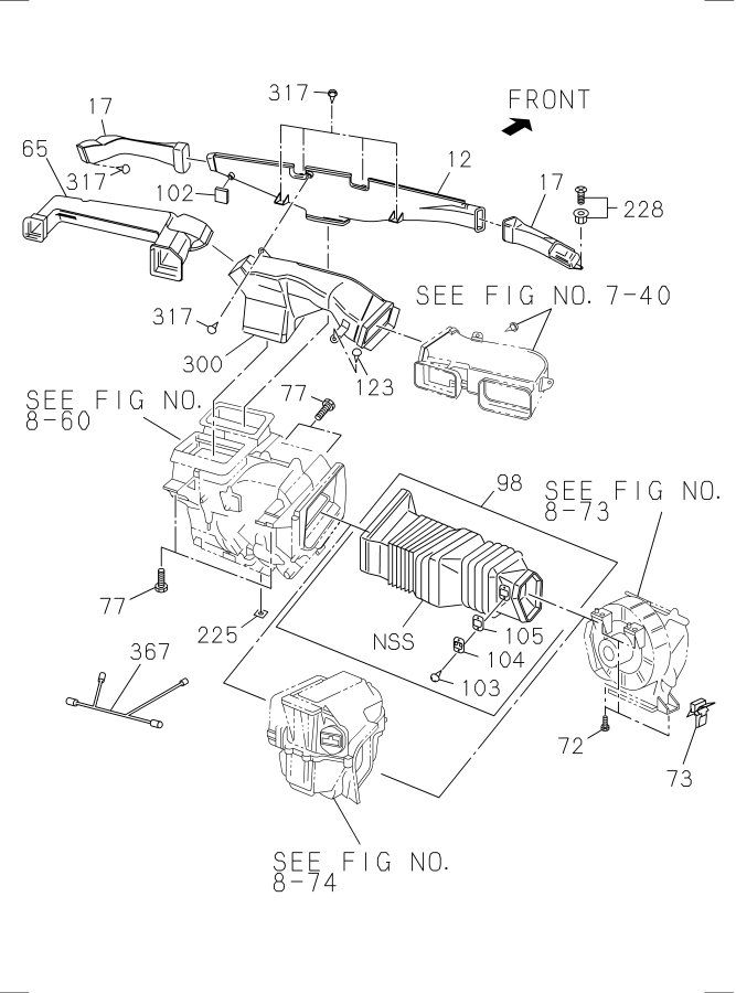 Diagram HEATER SYSTEM for your Isuzu