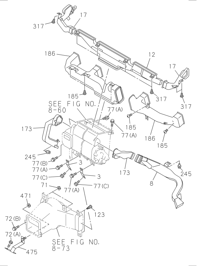 Diagram HEATER SYSTEM for your Isuzu