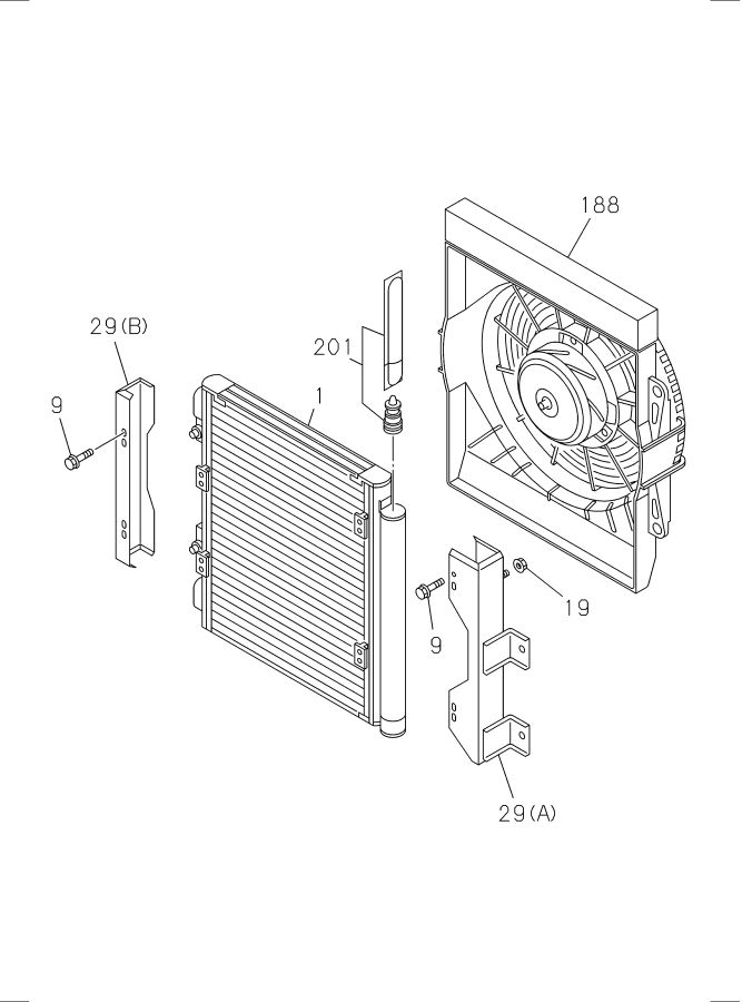 Diagram CONDENSER for your Isuzu