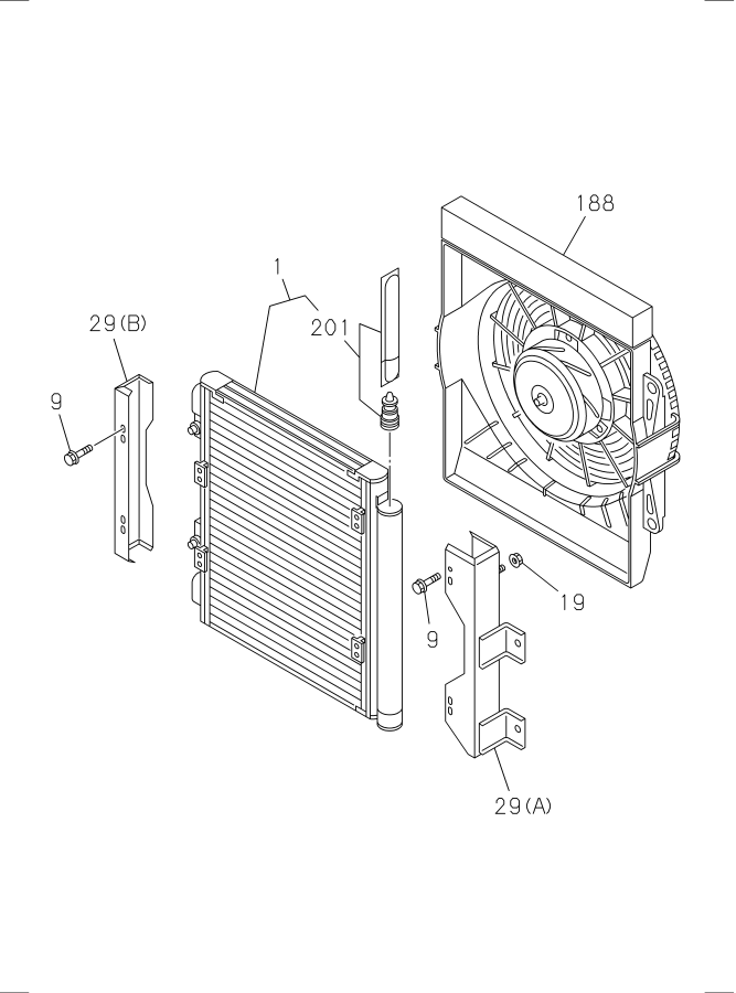 Diagram CONDENSER for your Isuzu NPR-HD  