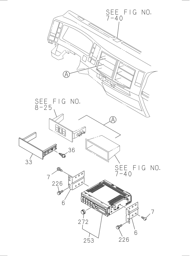 Diagram RADIO AND TV for your Isuzu