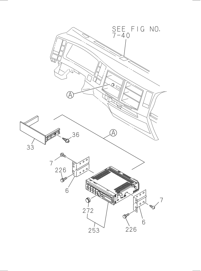 Diagram RADIO AND TV for your Isuzu