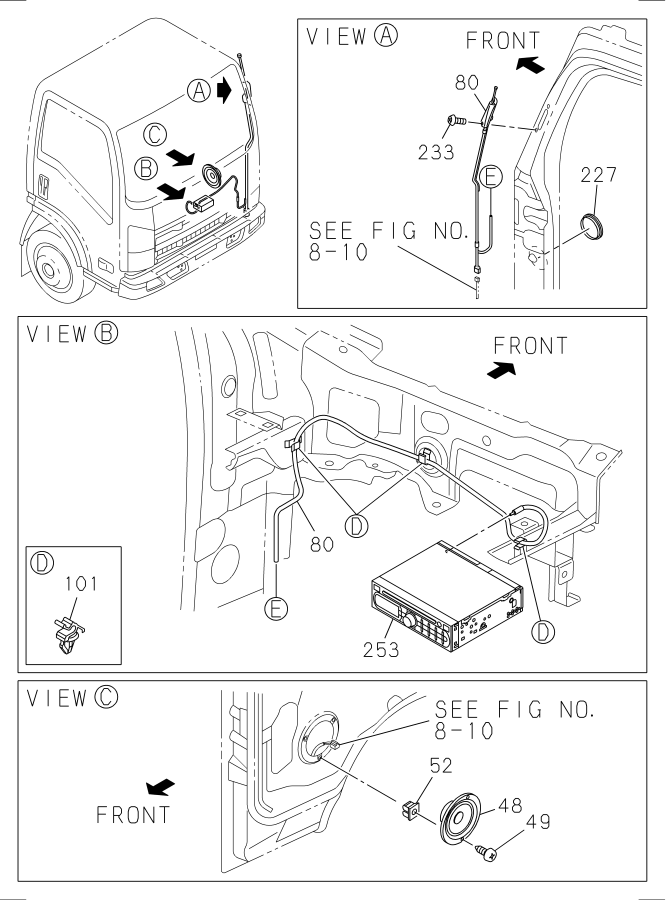 Diagram RADIO AND TV for your Isuzu NPR  