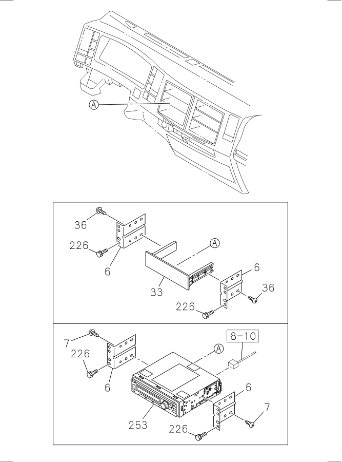 Diagram RADIO AND TV for your Isuzu NPR-HD  