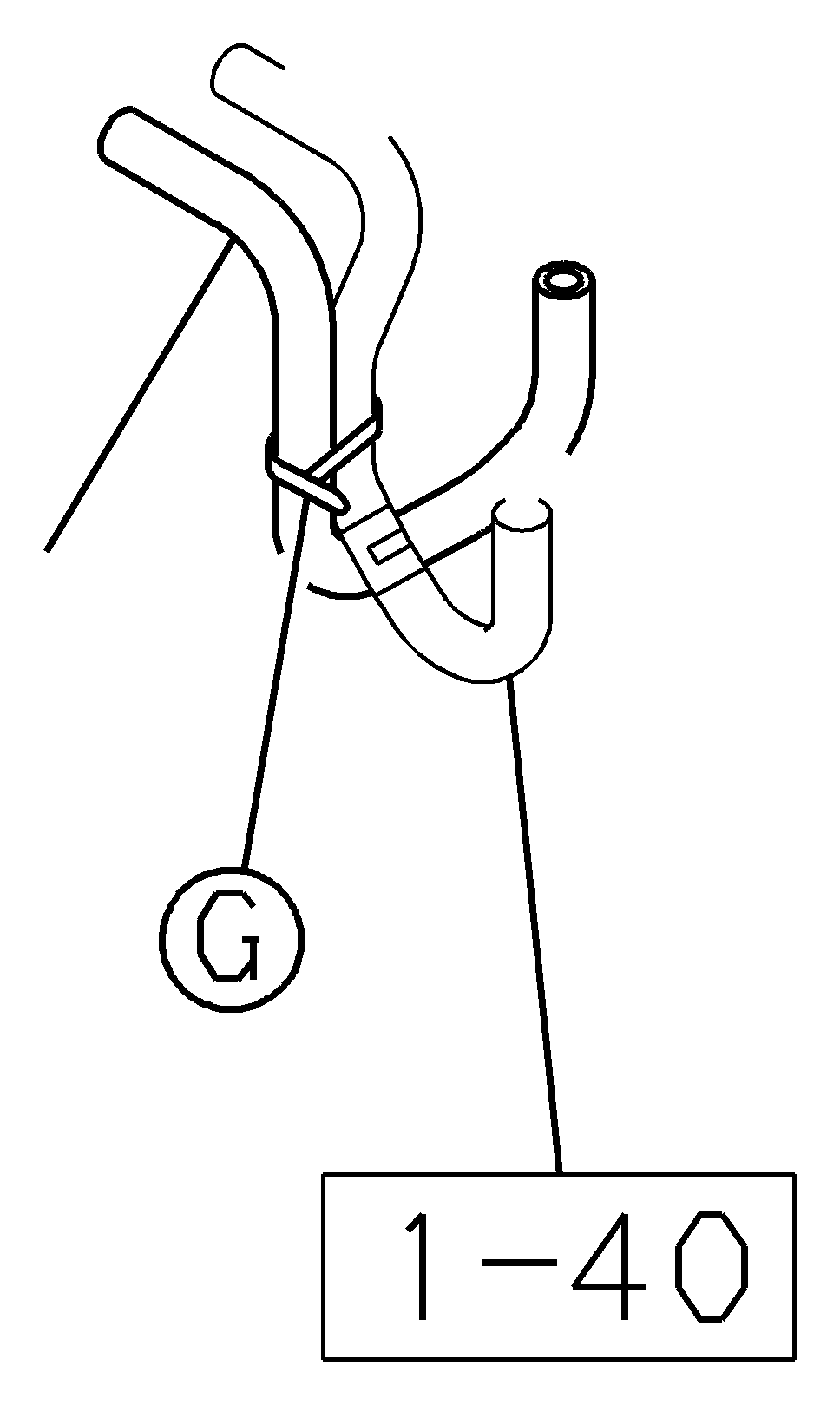 View 8-98219-410-0 HOSE Full-Sized Product Image