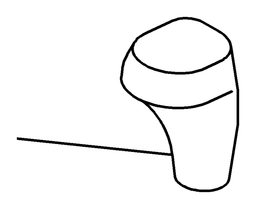 View 8-97196-287-1 KNOB Full-Sized Product Image