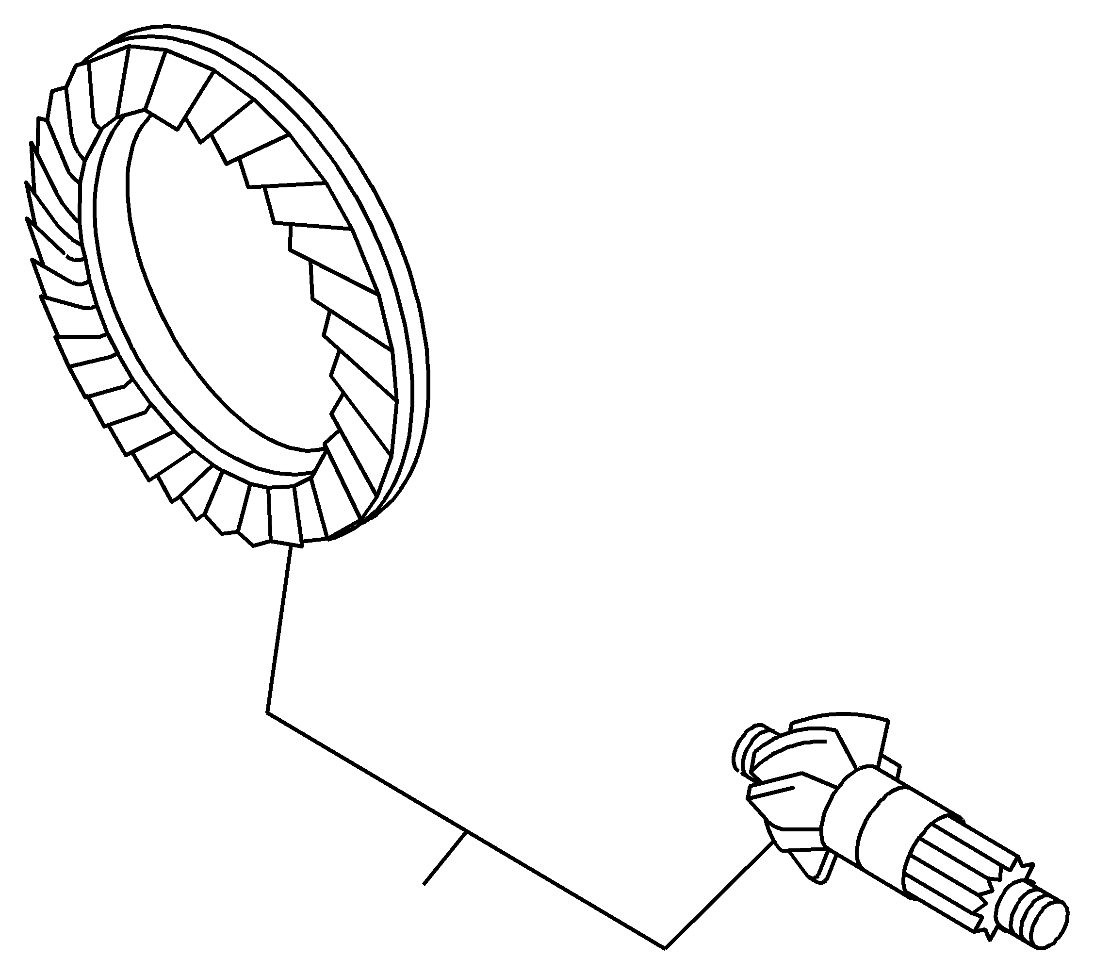 View 8-97078-635-1 GEAR SET Full-Sized Product Image