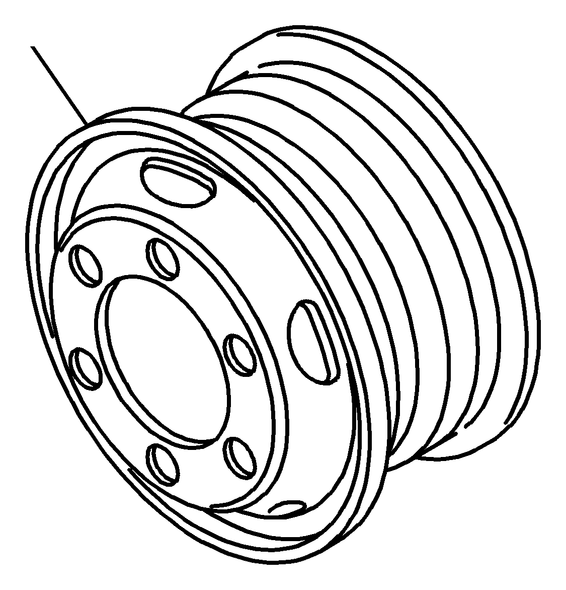 View 8-98093-973-0 WHEEL Full-Sized Product Image