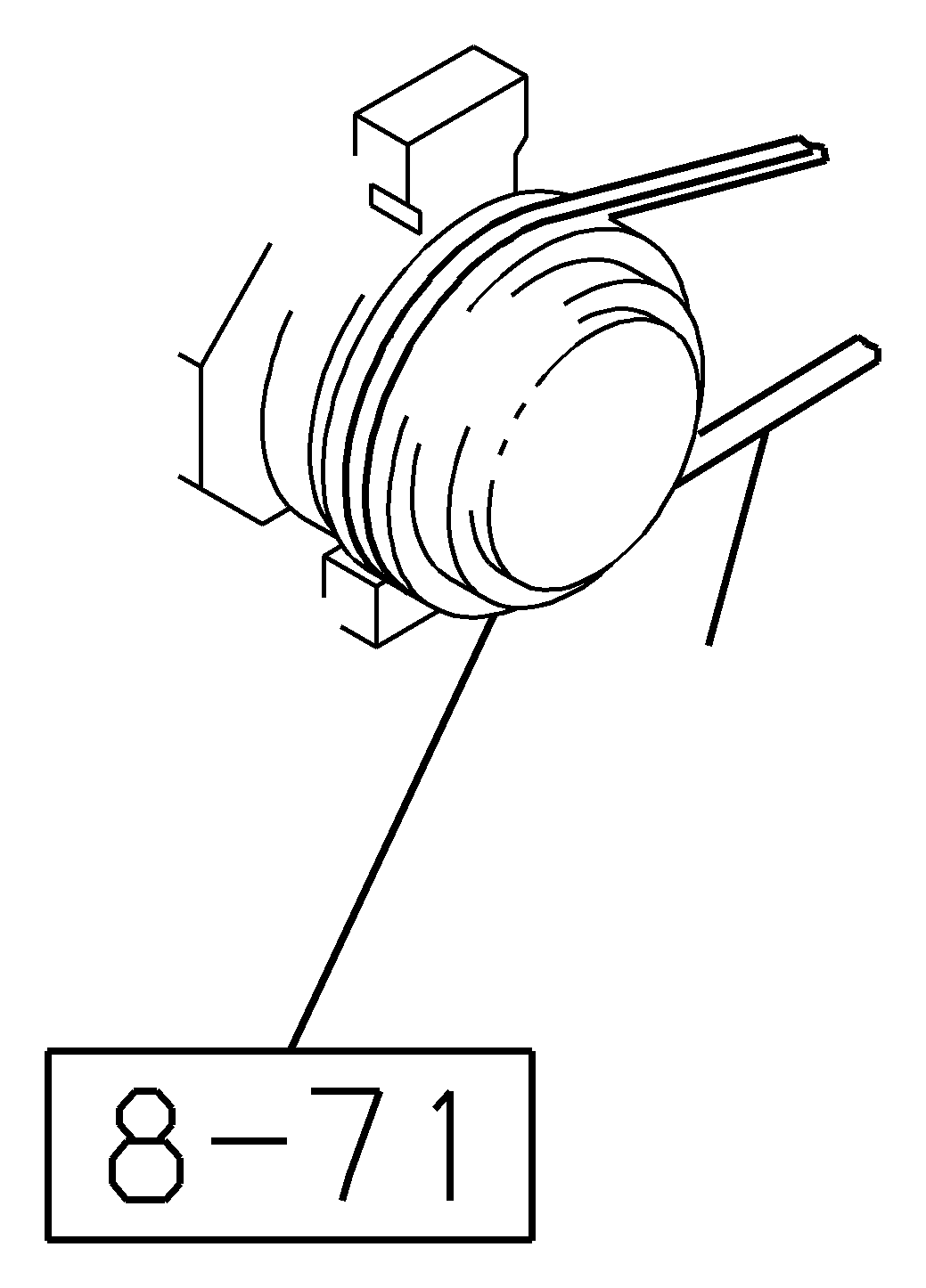 View 8-19210-691-0 BELT Full-Sized Product Image