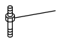 Image of STUD image for your 1998 Isuzu NPR SINGLE CAB AND MIDDLE CHASSIS V8 MPI (L31) 