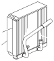 Image of EVAPORATOR image for your 1998 Isuzu NPR SINGLE CAB AND SHORT CHASSIS V8 MPI (L31) 