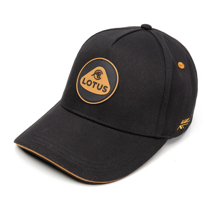 LOTMC0027BK/GD - Unisex Speed Cap - Blk/Gld - Genuine Lotus Accessory