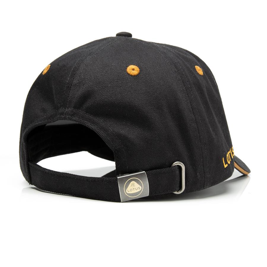 LOTMC0027BK/GD - Unisex Speed Cap - Blk/Gld - Genuine Lotus Accessory