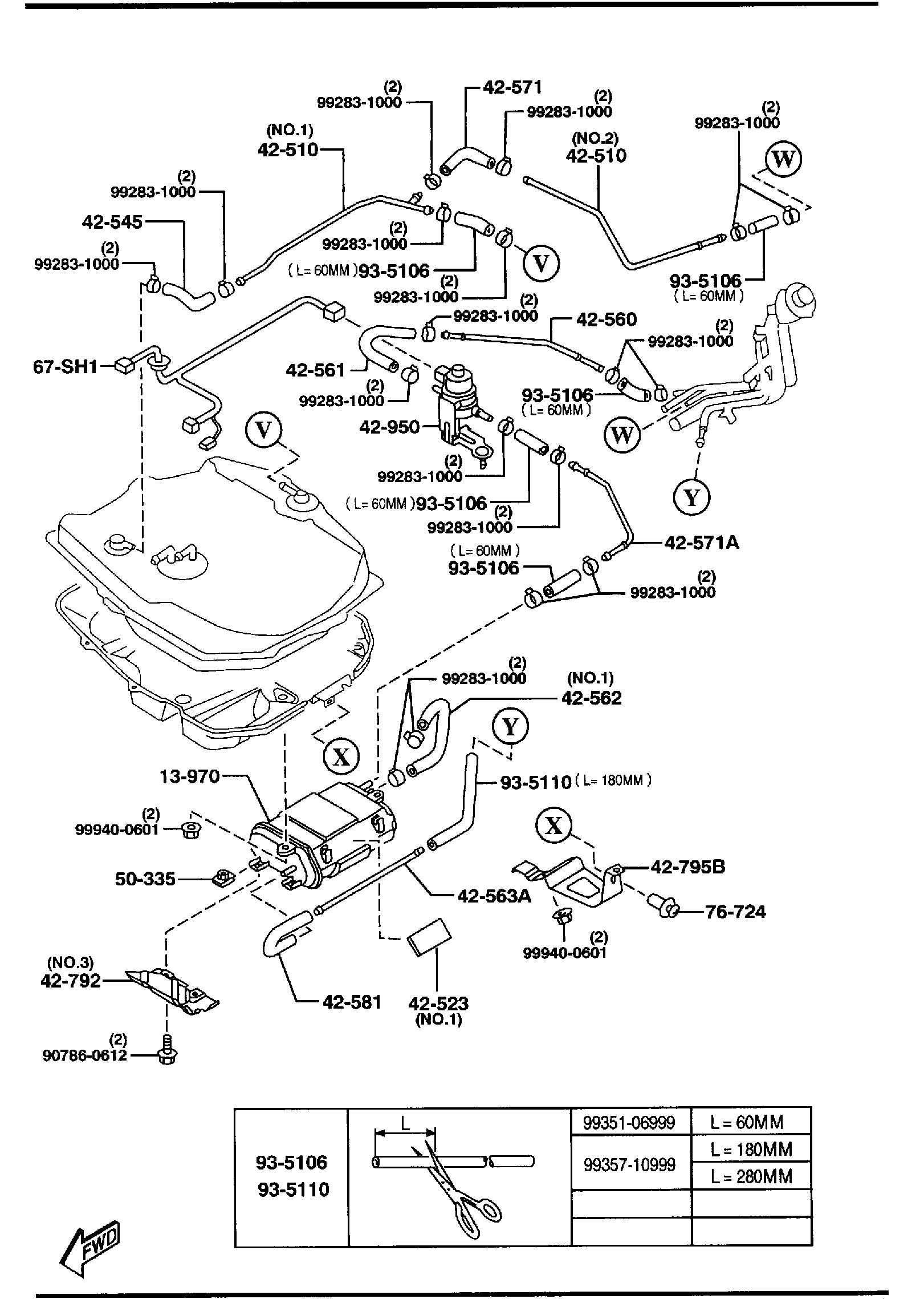 Diagram FUEL TANK (CALIFORNIA) for your 2020 Mazda CX-3   