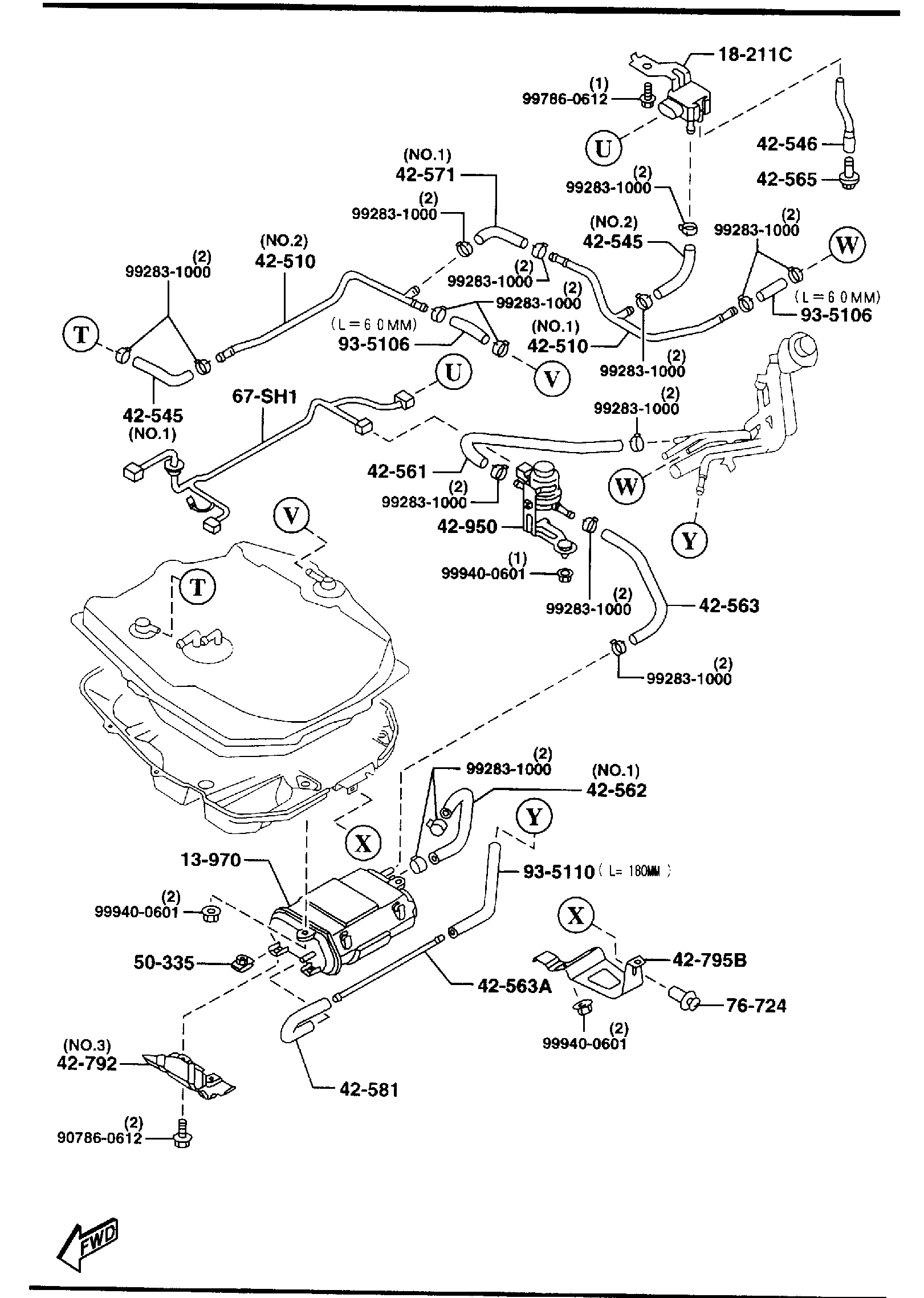 Diagram FUEL TANK for your 2020 Mazda CX-3   